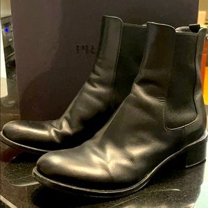 Prada Leather Ankle Boot